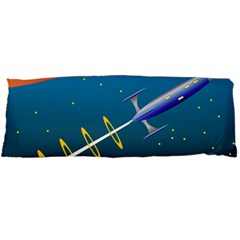 Rocket Spaceship Space Galaxy Body Pillow Case Dakimakura (two Sides) by HermanTelo