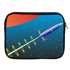 Rocket Spaceship Space Galaxy Apple Ipad 2/3/4 Zipper Cases by HermanTelo