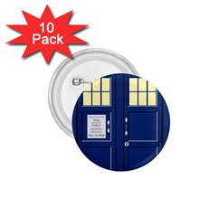 Tardis Doctor Who Time Travel 1 75  Buttons (10 Pack) by HermanTelo