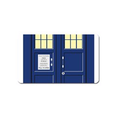 Tardis Doctor Who Time Travel Magnet (name Card) by HermanTelo