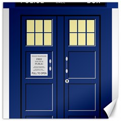 Tardis Doctor Who Time Travel Canvas 20  X 20  by HermanTelo