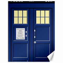 Tardis Doctor Who Time Travel Canvas 18  X 24  by HermanTelo