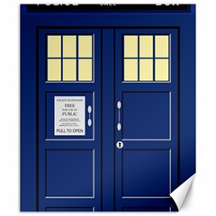 Tardis Doctor Who Time Travel Canvas 20  X 24  by HermanTelo