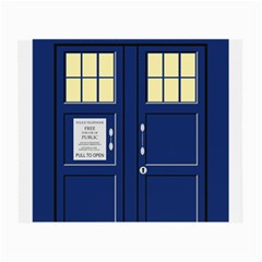 Tardis Doctor Who Time Travel Small Glasses Cloth (2 Sides)