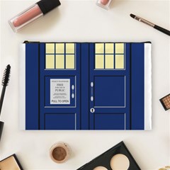 Tardis Doctor Who Time Travel Cosmetic Bag (large)