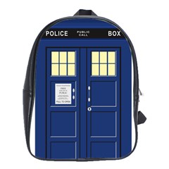 Tardis Doctor Who Time Travel School Bag (large)