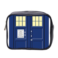 Tardis Doctor Who Time Travel Mini Toiletries Bag (two Sides)