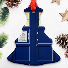 Tardis Doctor Who Time Travel Ornament (christmas Tree) 