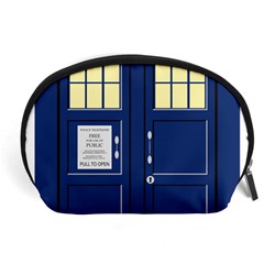 Tardis Doctor Who Time Travel Accessory Pouch (large) by HermanTelo