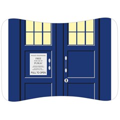 Tardis Doctor Who Time Travel Velour Seat Head Rest Cushion