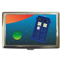 Tardis Doctor Time Travel Cigarette Money Case by HermanTelo