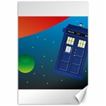 Tardis Doctor Time Travel Canvas 12  x 18  11.88 x17.36  Canvas - 1