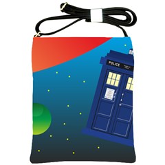 Tardis Doctor Time Travel Shoulder Sling Bag