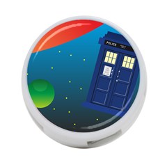 Tardis Doctor Time Travel 4-port Usb Hub (one Side) by HermanTelo