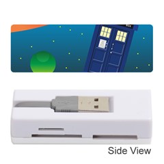 Tardis Doctor Time Travel Memory Card Reader (stick) by HermanTelo