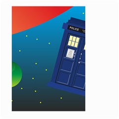 Tardis Doctor Time Travel Large Garden Flag (two Sides)