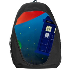 Tardis Doctor Time Travel Backpack Bag