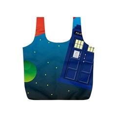 Tardis Doctor Time Travel Full Print Recycle Bag (s)