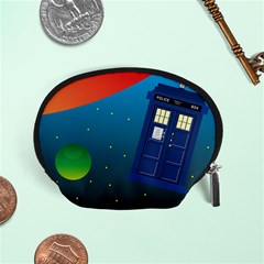 Tardis Doctor Time Travel Accessory Pouch (small) by HermanTelo