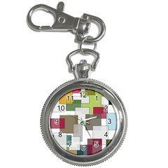 Wallpaper Texture Plaid Key Chain Watches by HermanTelo