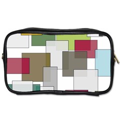 Wallpaper Texture Plaid Toiletries Bag (one Side)