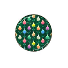 Tulips Seamless Pattern Background Hat Clip Ball Marker