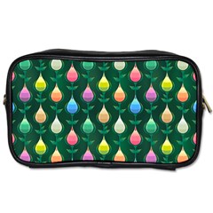 Tulips Seamless Pattern Background Toiletries Bag (one Side) by HermanTelo