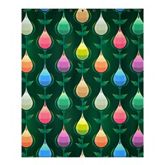 Tulips Seamless Pattern Background Shower Curtain 60  X 72  (medium) 