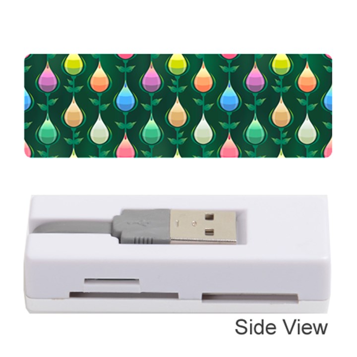 Tulips Seamless Pattern Background Memory Card Reader (Stick)