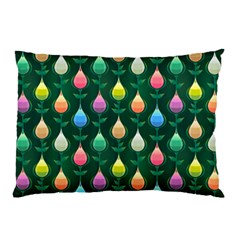 Tulips Seamless Pattern Background Pillow Case (two Sides)