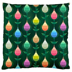 Tulips Seamless Pattern Background Large Cushion Case (two Sides)