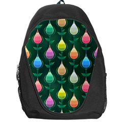 Tulips Seamless Pattern Background Backpack Bag by HermanTelo