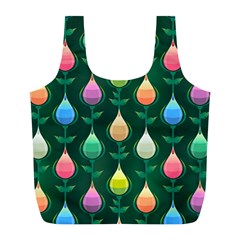 Tulips Seamless Pattern Background Full Print Recycle Bag (l)