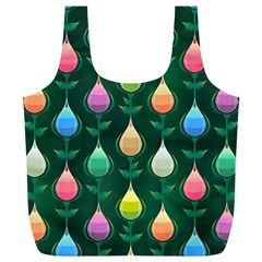 Tulips Seamless Pattern Background Full Print Recycle Bag (xl)