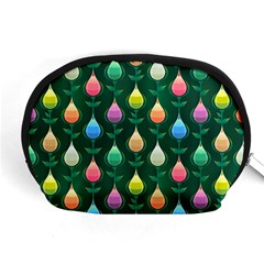 Tulips Seamless Pattern Background Accessory Pouch (medium)