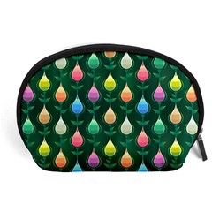 Tulips Seamless Pattern Background Accessory Pouch (large)