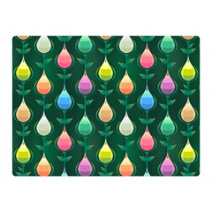 Tulips Seamless Pattern Background Double Sided Flano Blanket (mini) 