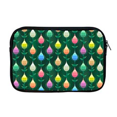 Tulips Seamless Pattern Background Apple Macbook Pro 17  Zipper Case by HermanTelo