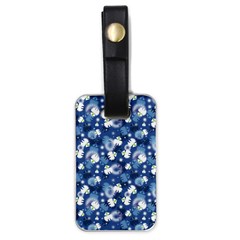 White Flowers Summer Plant Luggage Tag (one Side)