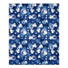 White Flowers Summer Plant Shower Curtain 60  X 72  (medium) 