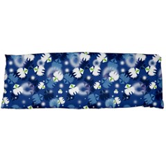 White Flowers Summer Plant Body Pillow Case (dakimakura)