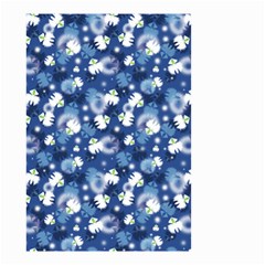 White Flowers Summer Plant Small Garden Flag (two Sides) by HermanTelo