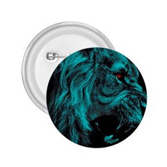 Angry Male Lion Predator Carnivore 2 25  Buttons by Sudhe