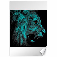 Angry Male Lion Predator Carnivore Canvas 20  X 30  by Sudhe