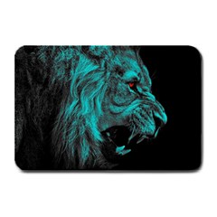 Angry Male Lion Predator Carnivore Plate Mats by Sudhe