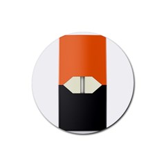 Juul Mango Pod Rubber Coaster (round)  by TheAmericanDream