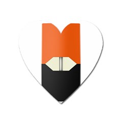 Juul Mango Pod Heart Magnet