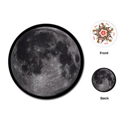 Full Moon Playing Cards (round) by TheAmericanDream