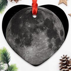 Full Moon Heart Ornament (two Sides) by TheAmericanDream