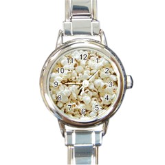 Popcorn Round Italian Charm Watch by TheAmericanDream